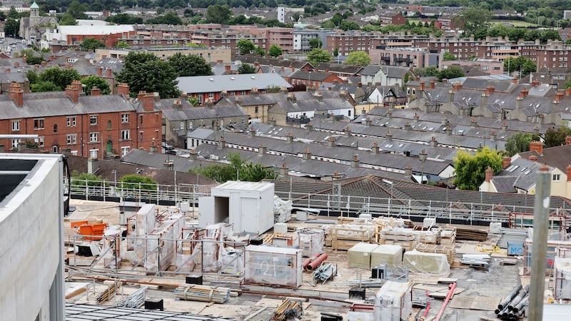 The future location of the helipad which is under construction at the National Children’s Hospital. Photograph: Alan Betson/The Irish Times