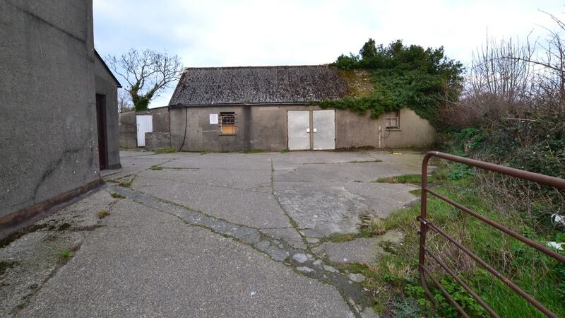 The sheds to the rear of The Old Post Office in Castletown could be developed as a home office or studio