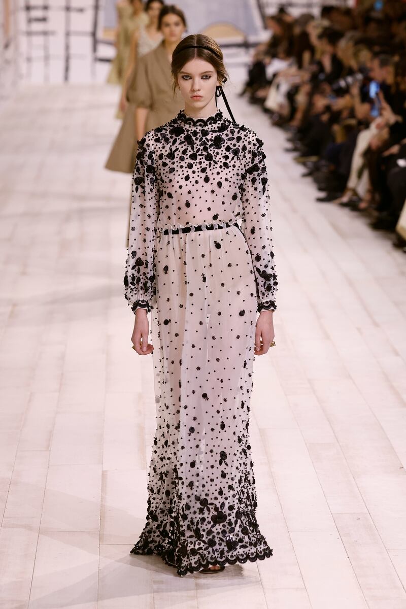 Alice McGrath opening Dior Haute Couture in Paris