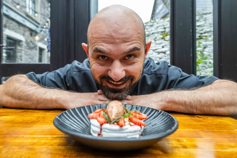 Baba'de restaurant: Chef-proprietor Ahmet Dede. Photograph: Andy Gibson