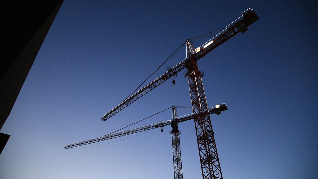 The Ulster Bank construction purchasing managers’ index returned an overall reading of 56.3 for November. Any figure above 50 means construction expanded on the previous month. Photograph: Nick Bradshaw