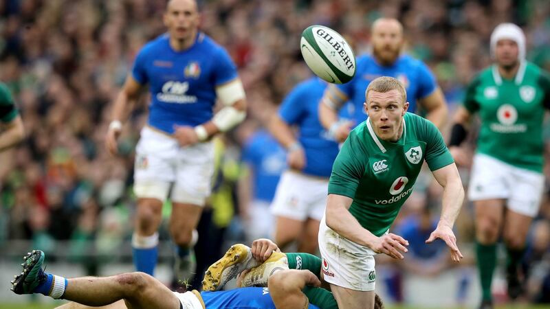 Keith Earls in action against Italy. Ryan Byrne/Inpho