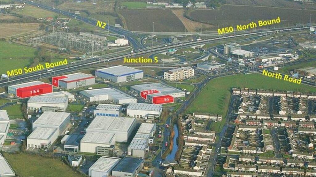 The six modern industrial business units at North Park, Dublin 11