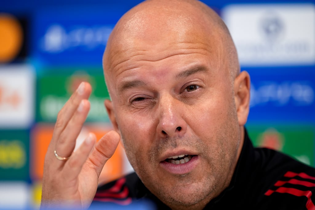 Liverpool manager Arne Slot. Photograph: Peter Byrne/PA