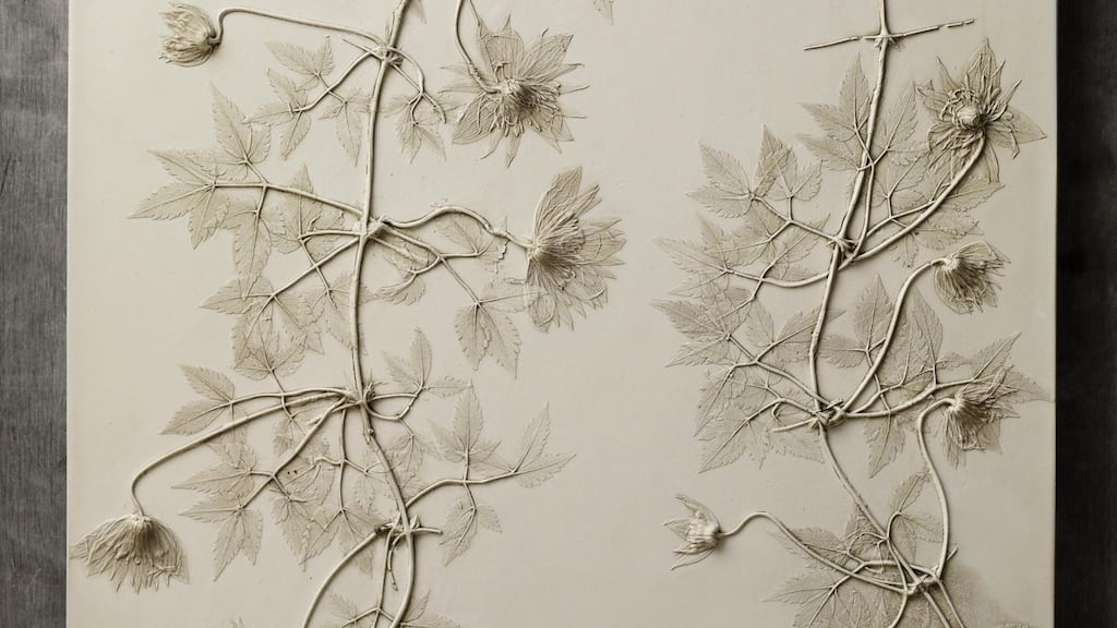 The intricate work of British botanical artist Rachel Dein. Photograph: Andrew Montgomery