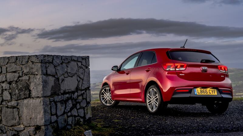 Kia Rio: The car provides the sort of legroom front and rear – and boot space – that wouldn’t discredit a larger family hatchback