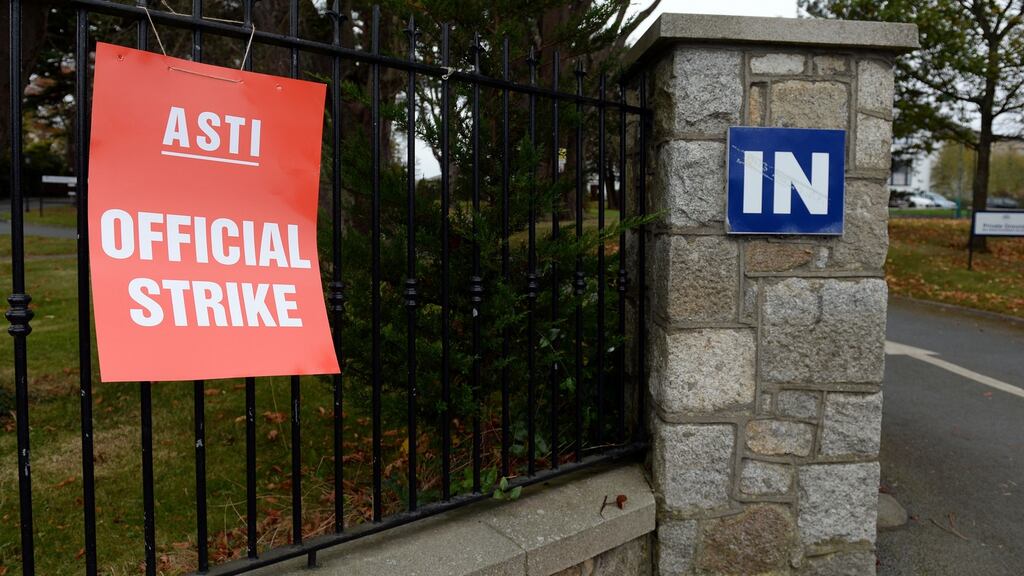 ASTI is fighting battles on the issues of working additional hours, supervision and substitution duties, new-entrant pay levels and junior cycle reform. Photograph: Eric Luke