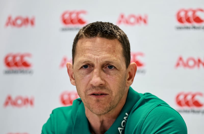 Ireland head coach Scott Bemand. Photograph: Dan Sheridan/Inpho