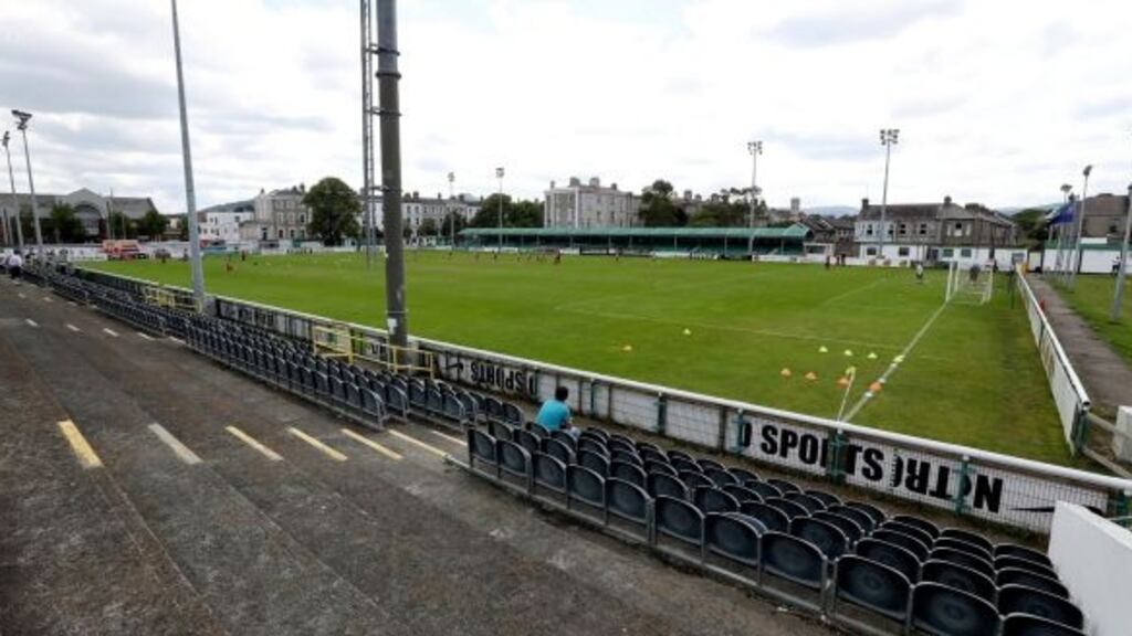 Sean Heaney scored Bray’s winner in the 74th minute at the Carlisle Grounds