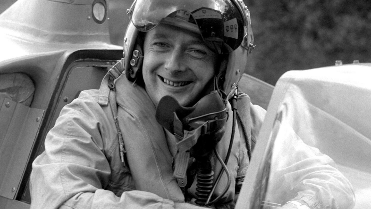 Donald Campbell, who was killed on Coniston Water in Cumbria, England, attempting to set a new water speed record on January 4th, 1967. Photograph: PA Wire