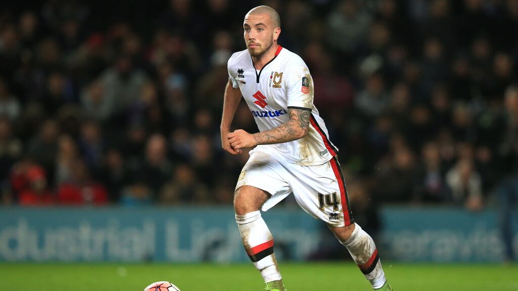 Former Ireland youth international Samir Carruthers was pictured urinating into a cup at the Cheltenham Festival. Photograph: PA