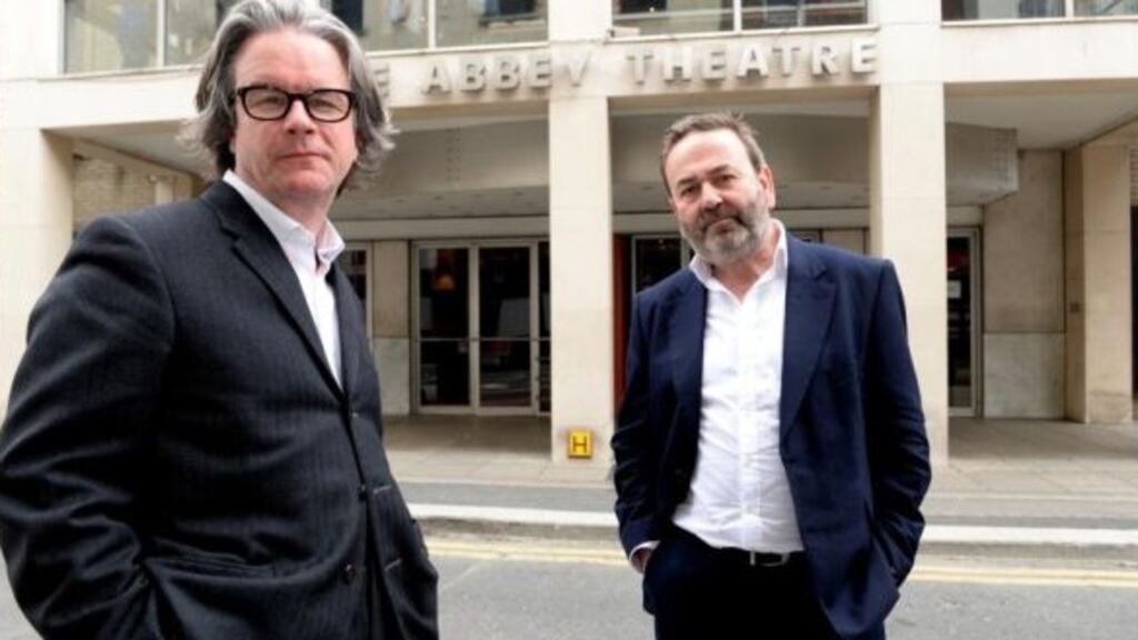 The Abbey Theatre’s directors, Graham McLaren and Neil Murray. File photograph: Cyril Byrne