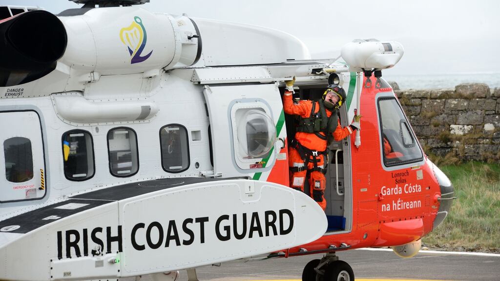 CHC Helicopter said a spare Sikorsky S-92 was available in Ireland as backup for occasions when other machines in the Coast Guard fleet were undergoing maintenance. Photograph: Dara Mac Dónaill