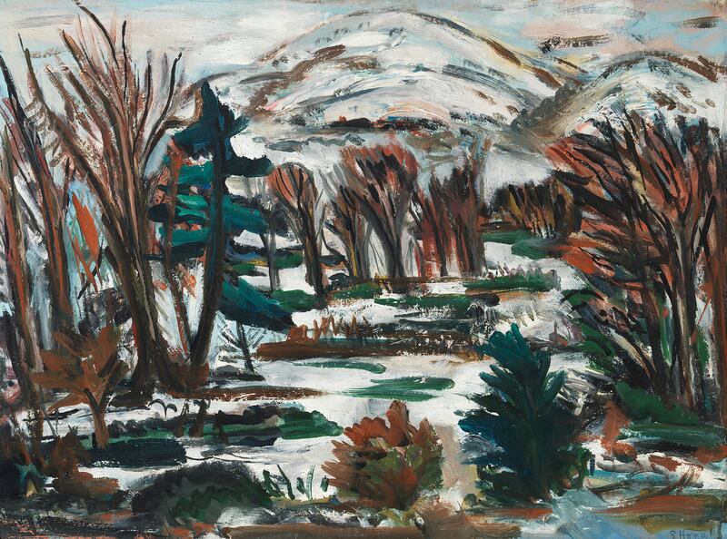 The Art of Friendship: Snow at Marlay, by Evie Hone. Photograph: Geraldine Hone, Kate Hone and the FNCI/National Gallery of Ireland