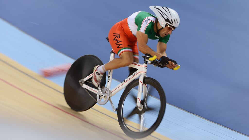 LBahman Golbarnezhad of Iran has died after a crash during the men’s C4/C5 road race at the Rio Paralympics. Photo: Getty Images