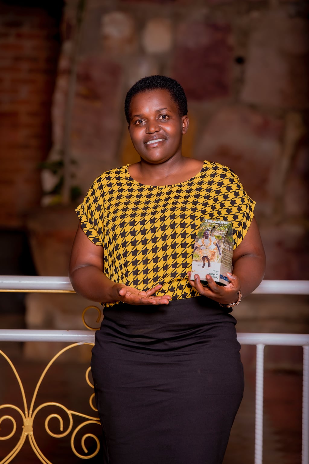 Josiane Umumarashavu from Rwanda was featured on the Trócaire Box in 2004, having lost her father and siblings in the 1994 Rwandan genocide. She is now 31 and works for the charity in Rwanda as a finance officer.