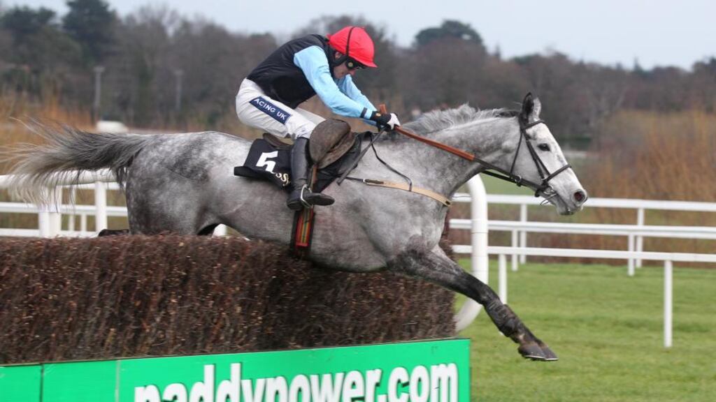 Ruby Walsh on Quel Esprit: The grey disappointed at Leopardstown last month. Photograph: Lorraine O’Sullivan/Inpho