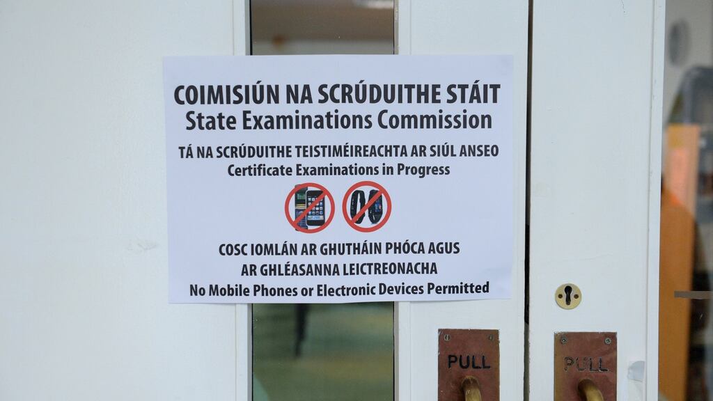 Education authorities told higher education representatives recently that there are logistical challenges in finalising a date for issuing exam results this year. Photograph: Dara Mac Dónaill