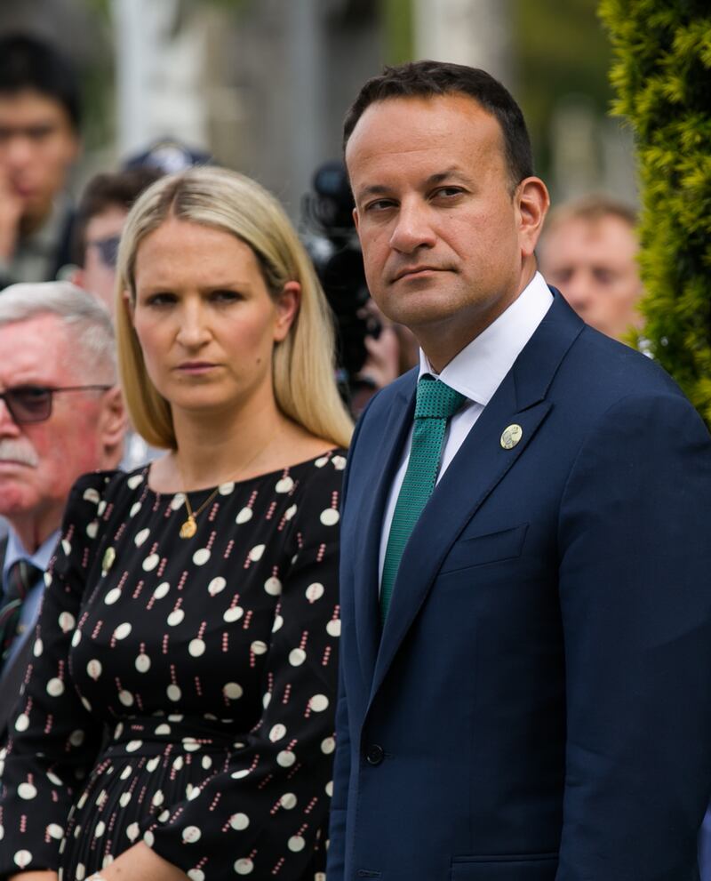 Then tánaiste Leo Varadkar and minister for justice Helen McEntee, August 2022. Photograph: Gareth Chaney/Collins Photos