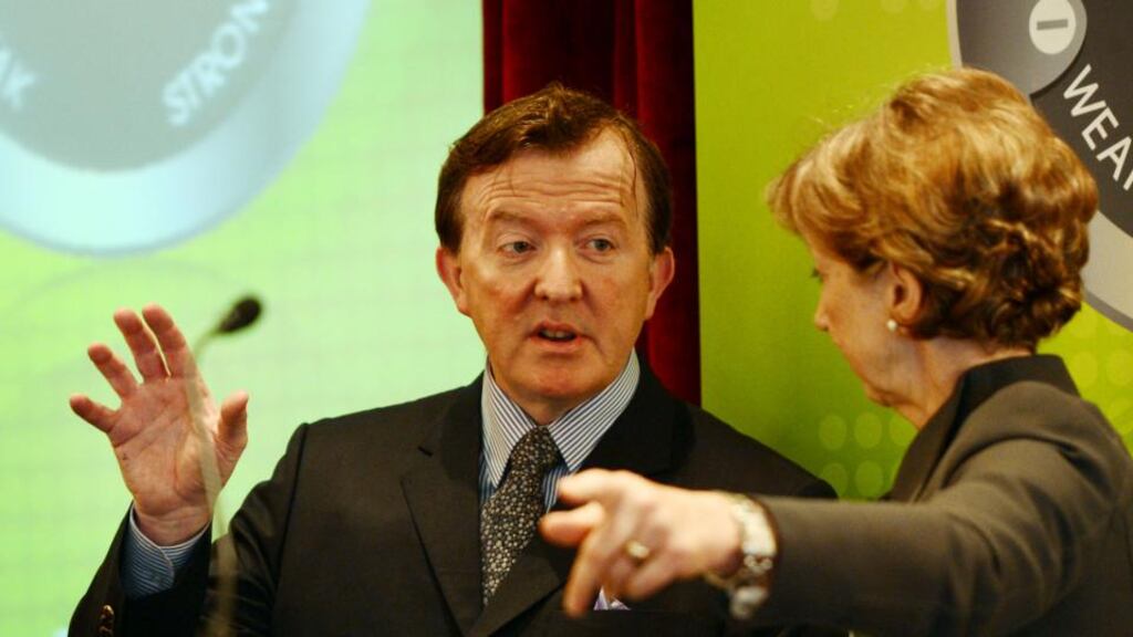 Minister of State for Small Business John Perry. He survived a political onslaught last year after a Commercial Court judgment against him over a €2.47 million debt to Danske Bank. He eventually struck a deal with the bank to restructure the debt. Photograph: Alan Betson