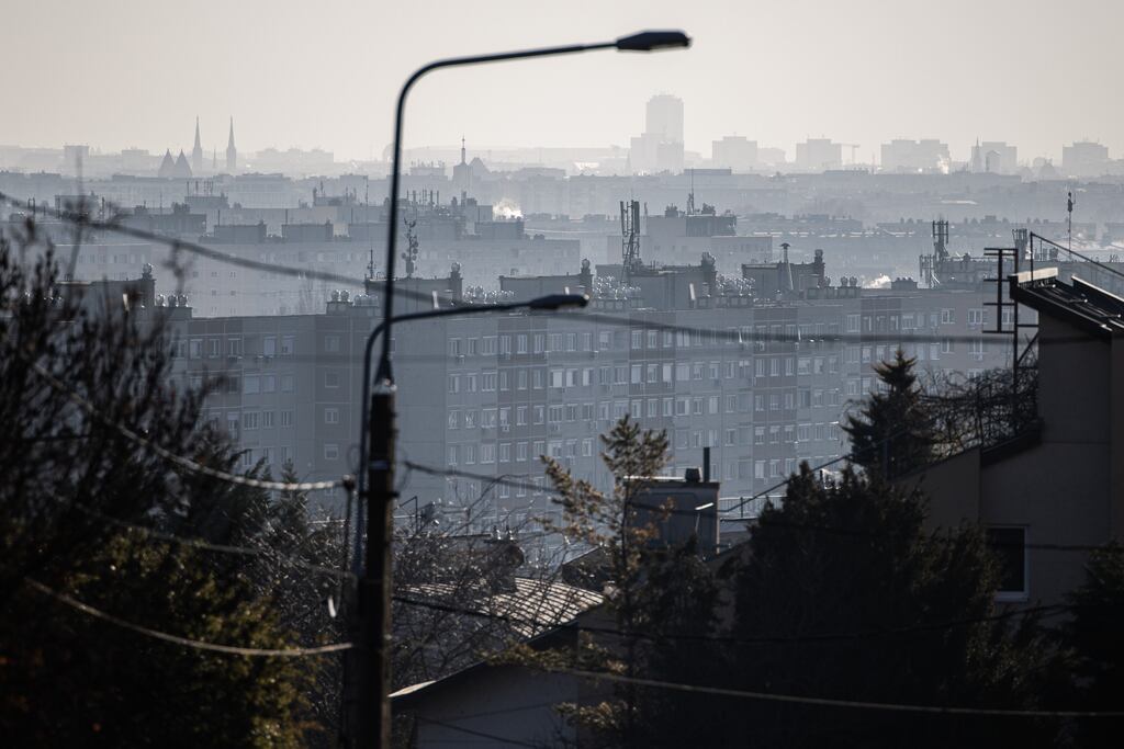 Budapest, Hungary: The sub-zero temperatures coincide with the end of the Ukraine-Russia pipeline transit deal, leaving the region without a key source of gas supply. Photograph: Akos Stiller/Bloomberg