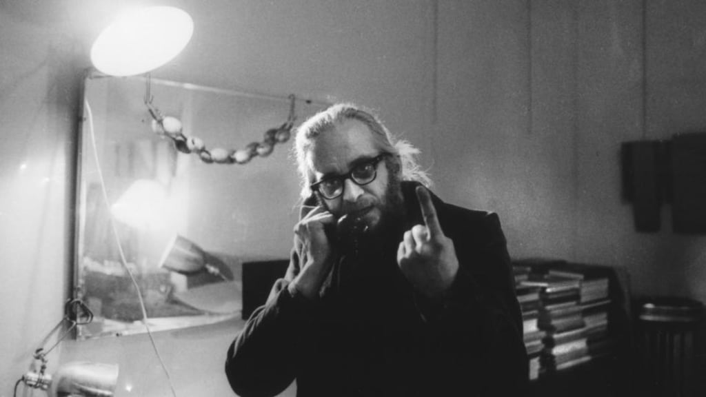 American artist Harry Smith in a room at the hotel in 1969. Photograph: Getty Images
