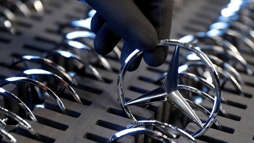 In May German competitor BMW warned on profits, citing higher than expected investments. Photograph: Kai Pfaffenbach/Reuters