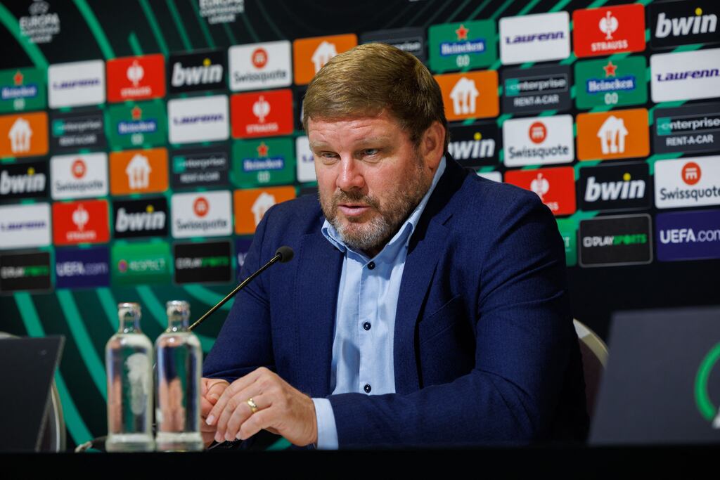 Gent's head coach Hein Vanhaezebrouck was full of respect for Shamrock Rovers ahead of Thursday's Conference League tie. Photograph: Kurt Desplenter/Belga Mag/AFP via Getty Images