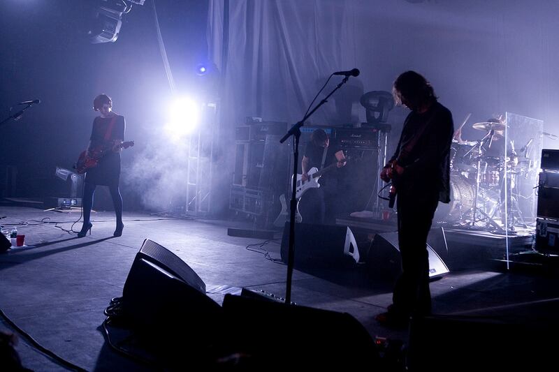 My Bloody Valentine: the band playing in New York in 2008. Photograph: Chris Ramirez/NYT