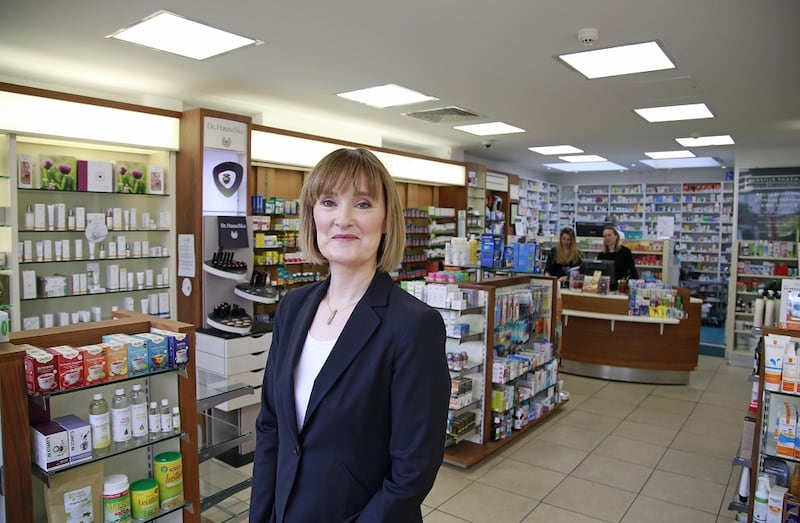 Niamh Boden in Dunville Pharmacy in Ranelagh, Dublin.