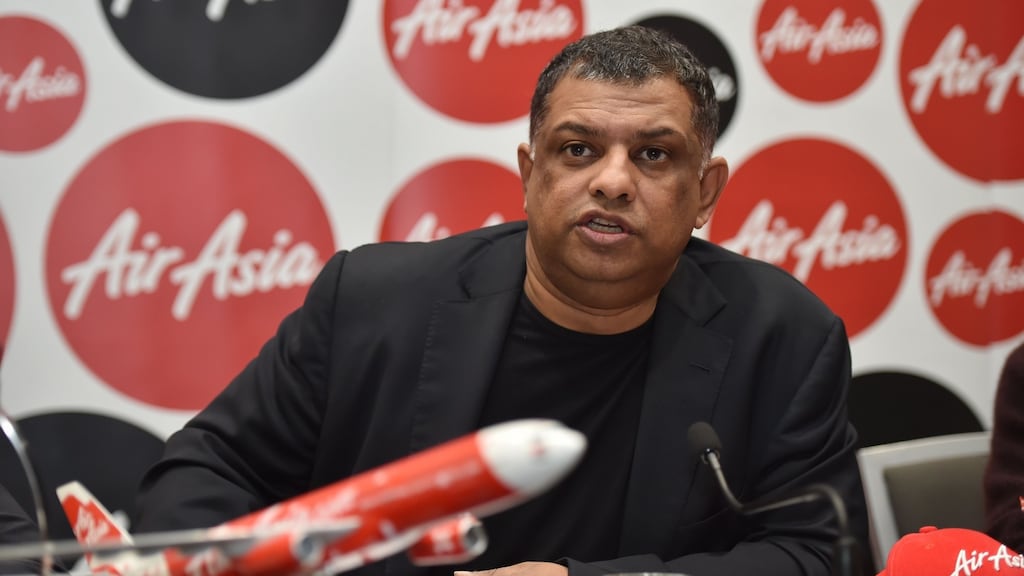 AirAsia CEO Tony Fernandes said the airline is considering routes from the Gulf to European cities, including Dublin. Photograph: Peter Parks/AFP/Getty Images