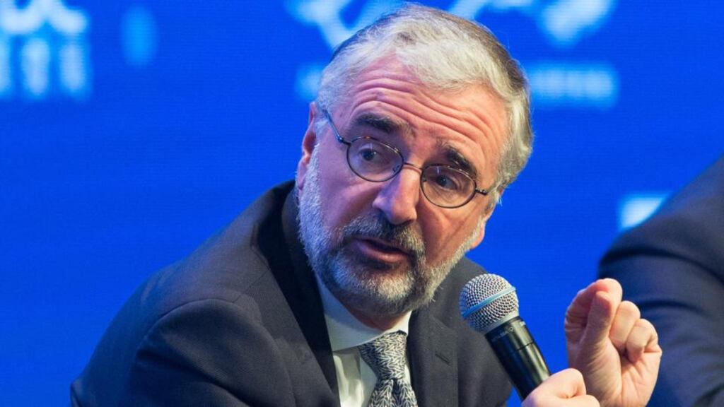 Paul Achleitner, chairman of the supervisory board at Deutsche Bank AG, said a self-regulatory approach had been previously employed by banks – but notably failed to quell a political backlash against their over-reach. Photograph: Bloomberg