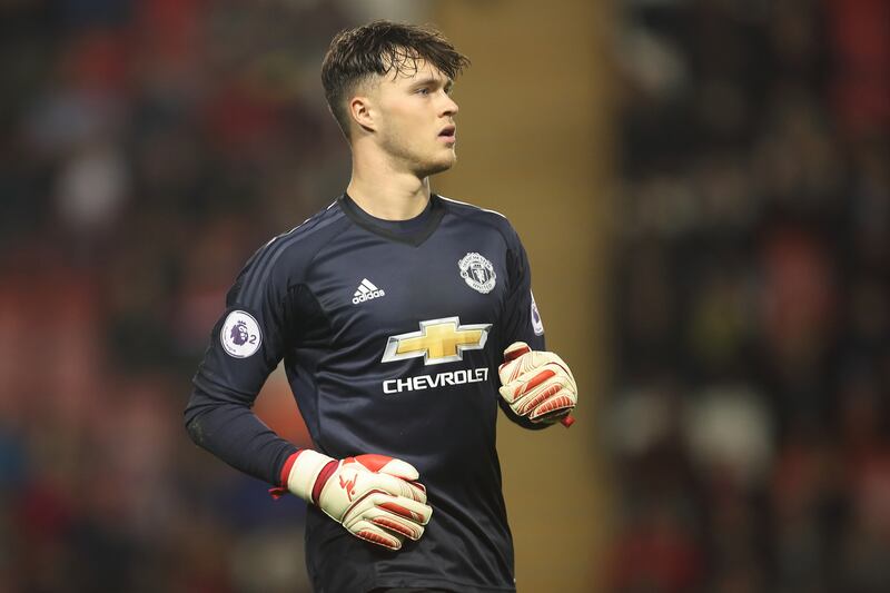 Kieran O’Hara of Manchester United.  Photograph:  Robbie Jay Barratt/AMA/Getty Images