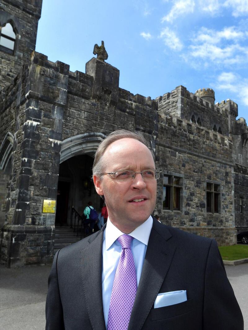 Ashford Castle general manager Niall Rochford: he recalls “hard years when the product was on its knees”. Photograph: Joe O’Shaughnessy