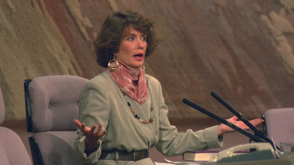 Revelation: Annie Murphy on The Late Late Show in 1993. Photograph: RTÉ