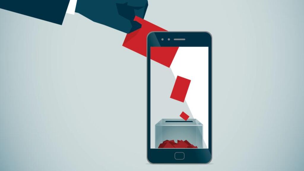 Irish diaspora: the overseas electorate could exceed the 1.7 million people who voted in the 2011 presidential election. Illustration: Digital Vision/Getty