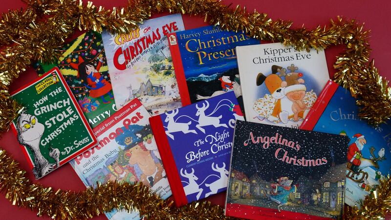 When our daughters were younger, two December traditions heralded that Christmas was imminent: the Christmas photo and a bag of books was extracted from the attic. Photograph: Louise Ní Chríodáin
