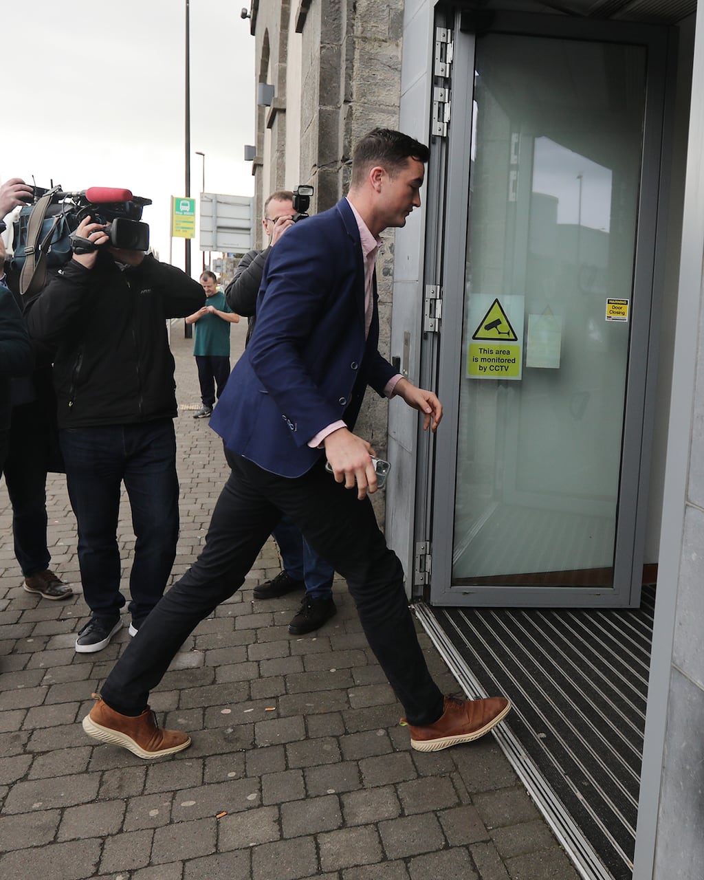 Kyle Hayes pictured arriving for a previous court appearance. Photograph: Brendan Gleeson
