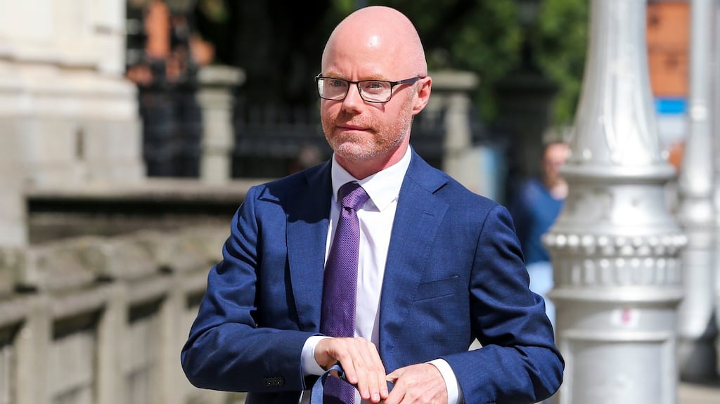 Minister for Health Stephen Donnelly arrives at Government Buildings for a Cabinet meeting on Tuesday. Photograph: Tom Honan