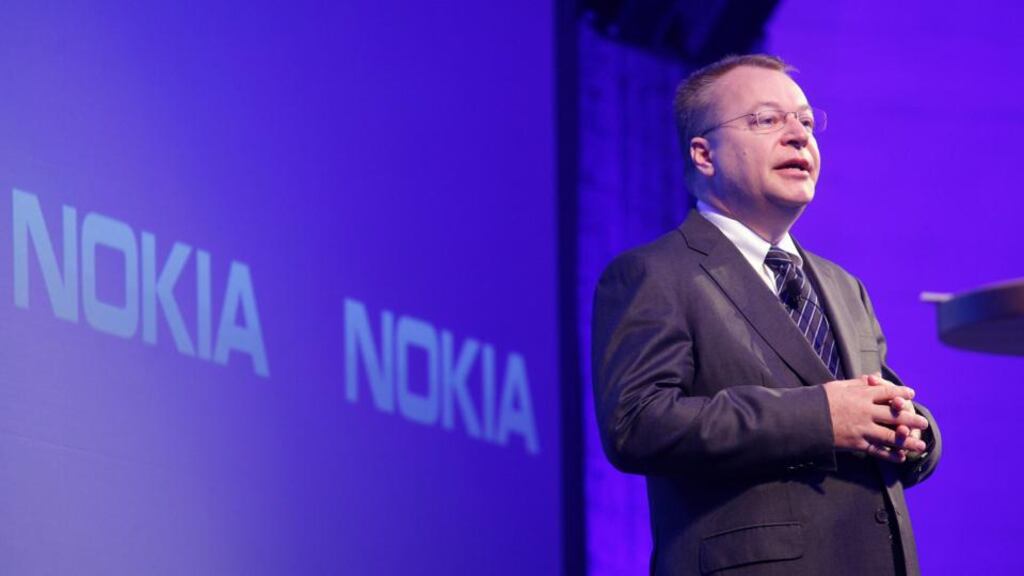 Stephen Elop, outgoing chief executive officer of Nokia: during his three years at Nokia, he took the bold, though often criticised, move of committing to Microsoft’s phone software