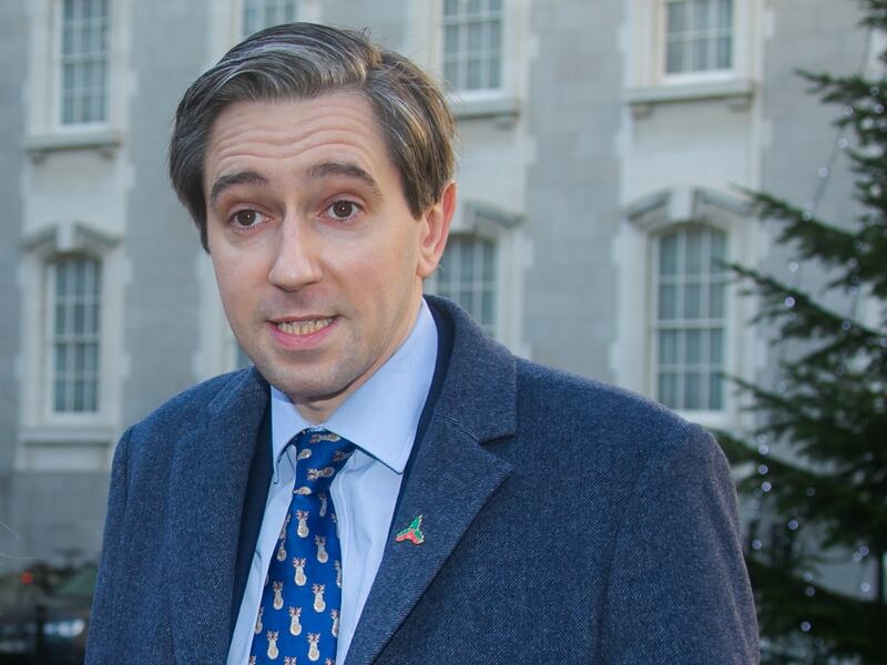 Minister for Justice Simon Harris at Government Buildings, Dublin.
Photograph: Gareth Chaney/Collins