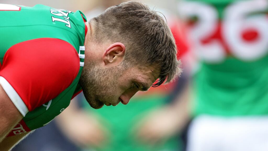 Aidan O’Shea: the long-serving Mayo stalwart has been subject to a lot of abuse online in the wake of his county’s latest All-Ireland final defeat to Tyrone. Photograph: Laszlo Geczo/Inpho