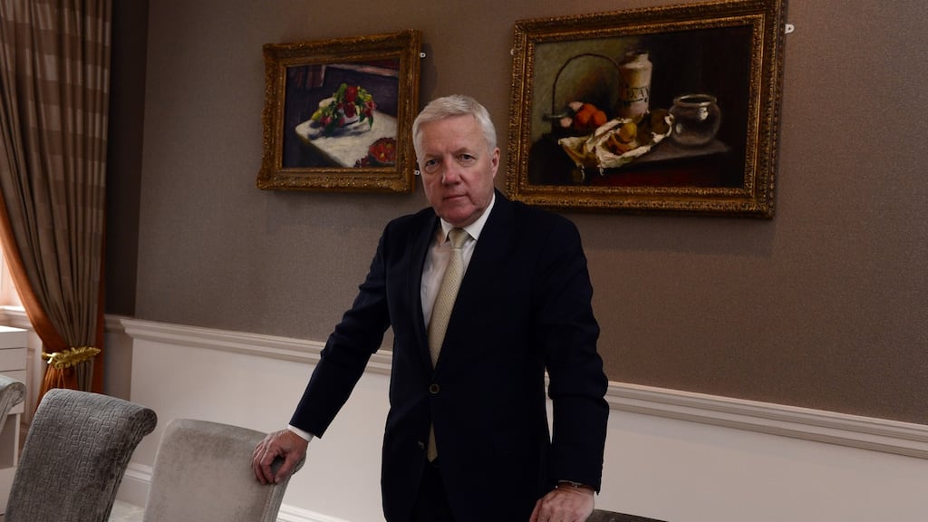 Patrick Guilbaud at his restaurant in Dublin. Photograph: Cyril Byrne /The Irish Times