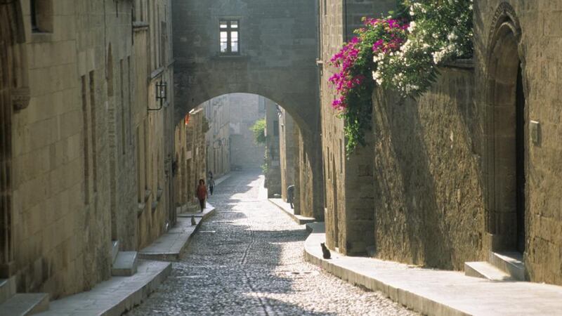 Rhodes street scene – the quieter side of life