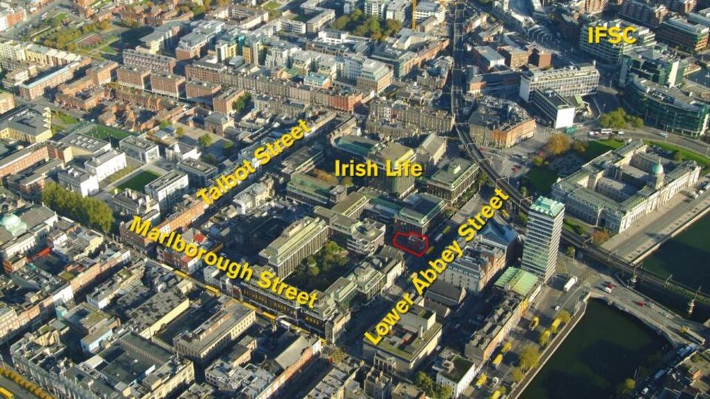 The former Salvation Army Hall at Lower Abbey Street in Dublin 1