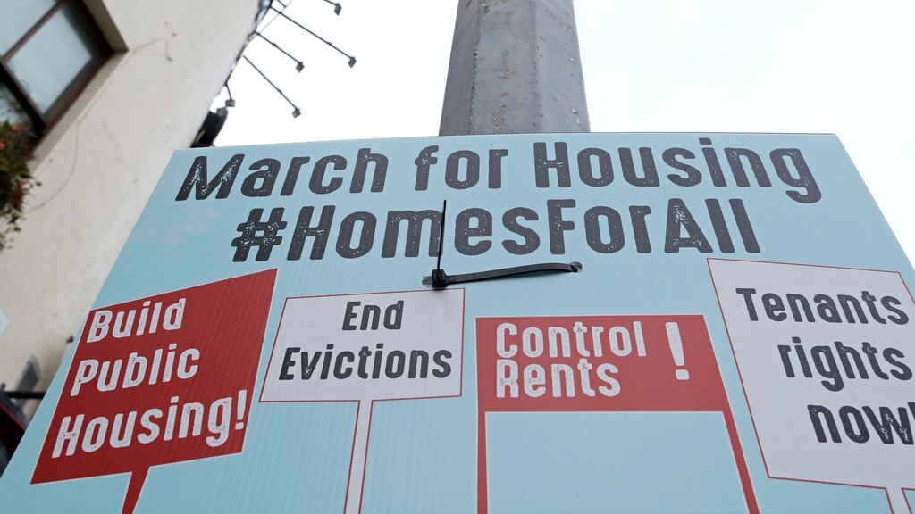 The move to tie rent increases in designated rent-pressure zones to inflation since July is backfiring as inflation is soaring. Photograph: Paul Faith/AFP via Getty Images