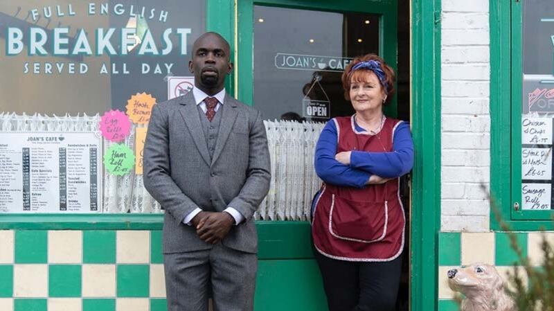 Jimmy Akingbola and Brenda Blethyn in Kate & Koji