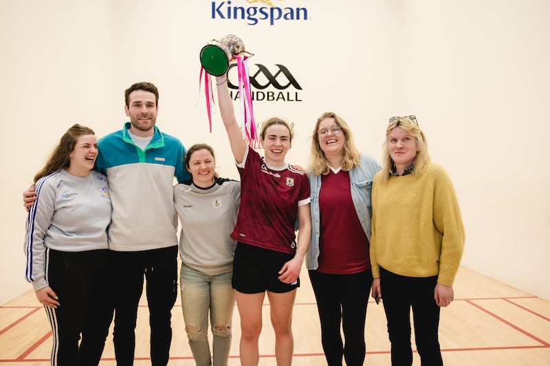 Ciana with her family members after the final, including her brother Fionntán, the former Galway midfielder. Photograph: Sheila Marie Rooney Photography