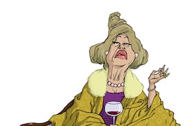 I get this sudden flashback to when I was six or seven and I’d hold the wheel steady for the old dear while she drove home, half-cut