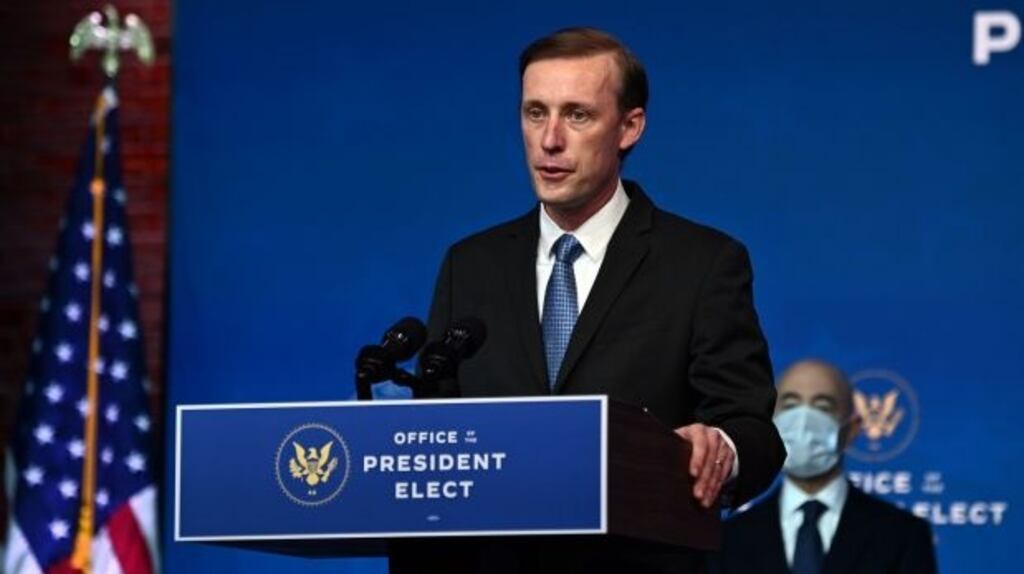 US national security adviser Jake Sullivan has warned China against any steps to ‘bail out’ Russia or make it easier for them to circumvent western sanctions. Photograph: Chandan Khanna/AFP via Getty